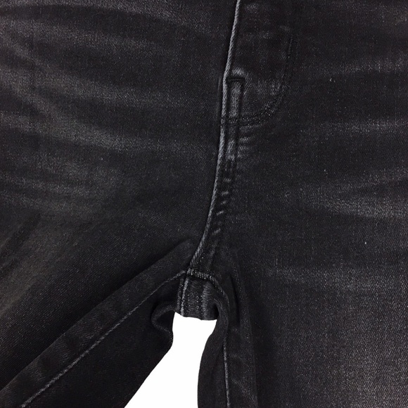 AMERICAN EAGLE Jeans Highest Rise Jegging Crop Faded Black Wash Size 4 Regular - Picture 6 of 15